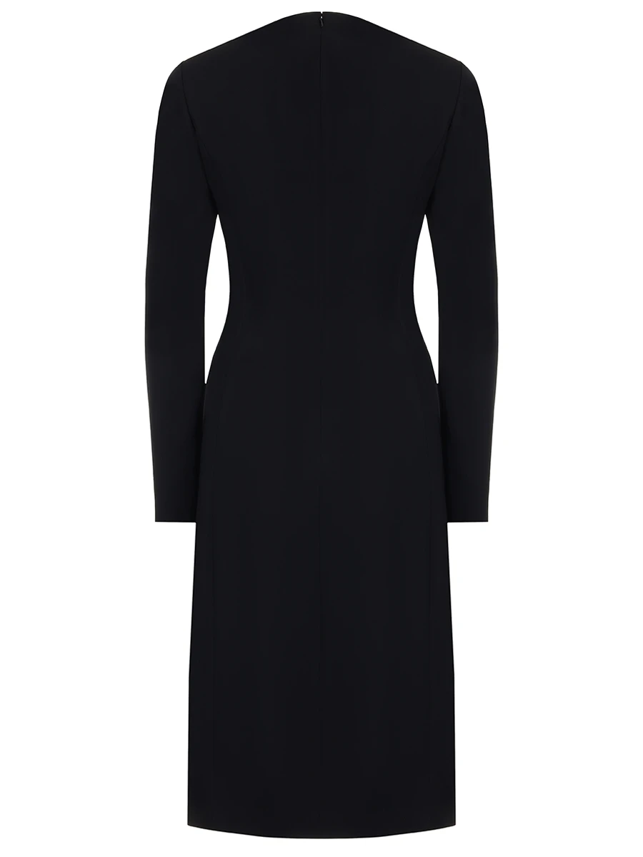 Платье-халат однотонное