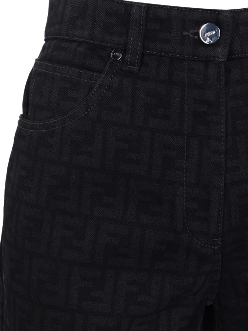 Джинсы хлопковые FENDI