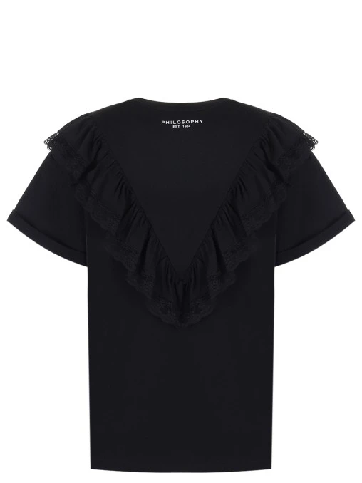Футболка хлопковая PHILOSOPHY DI LORENZO SERAFINI