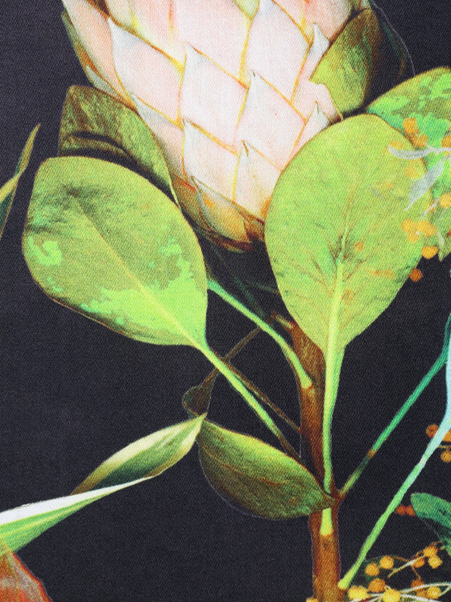 Платье хлопковое с принтом