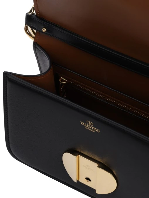Сумка кожаная VLogo O'Clock VALENTINO
