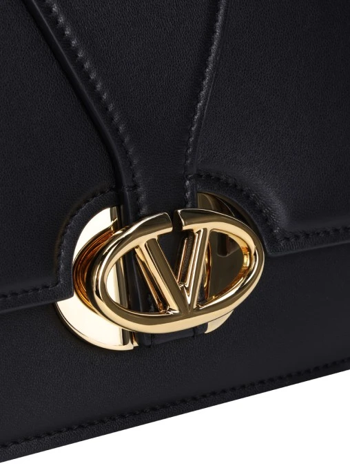 Сумка кожаная VLogo O'Clock VALENTINO