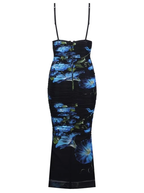 Платье с принтом DOLCE & GABBANA