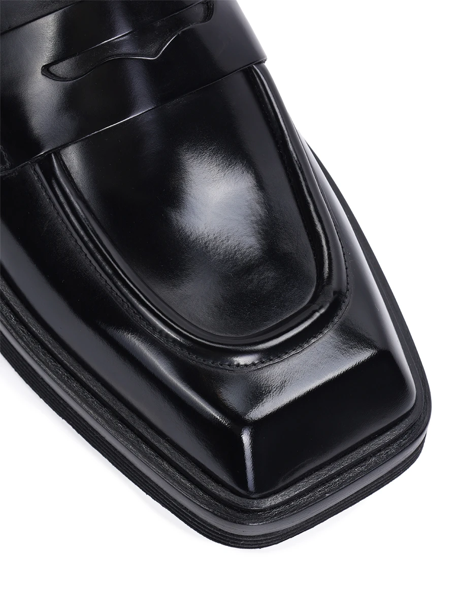 Лоферы кожаные