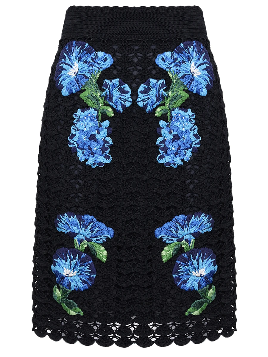 Юбка вязаная