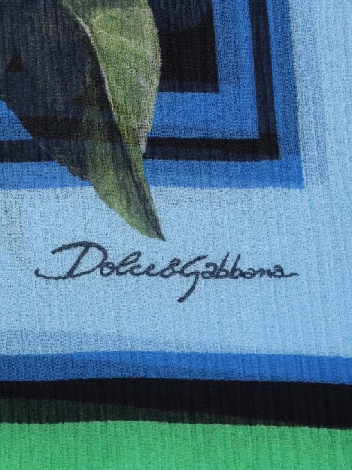 Палантин шелковый DOLCE & GABBANA