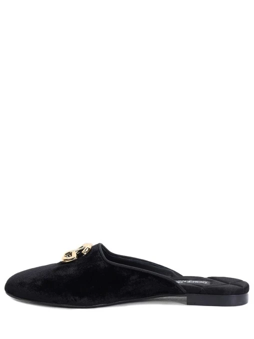 Мюли велюровые DOLCE & GABBANA