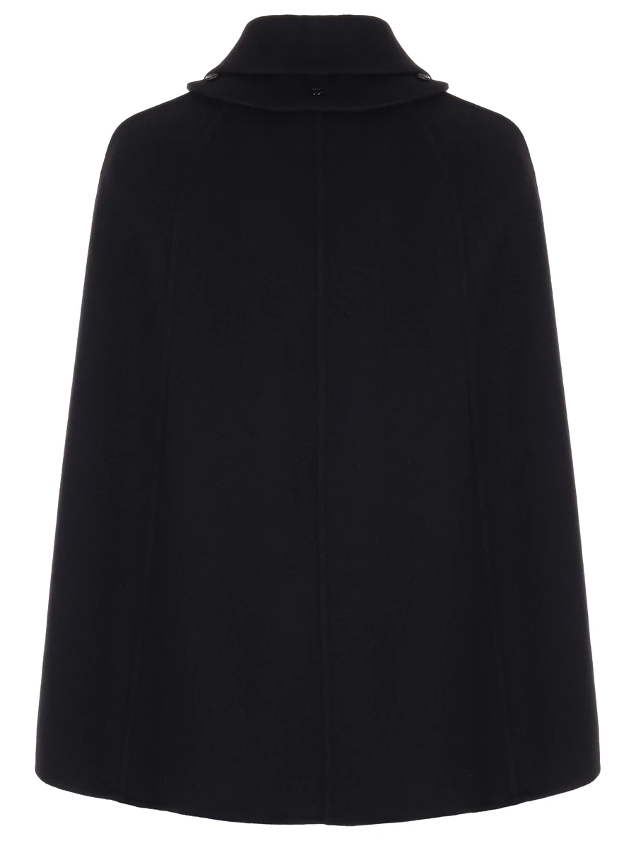 Пальто-кейп однотонное