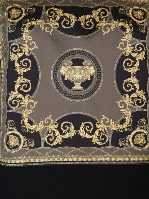 Футболка хлопковая с принтом VERSACE