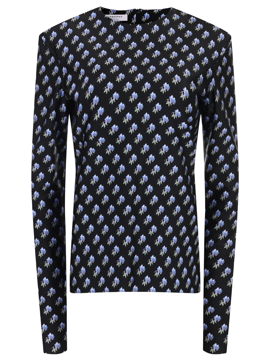 Блуза с принтом