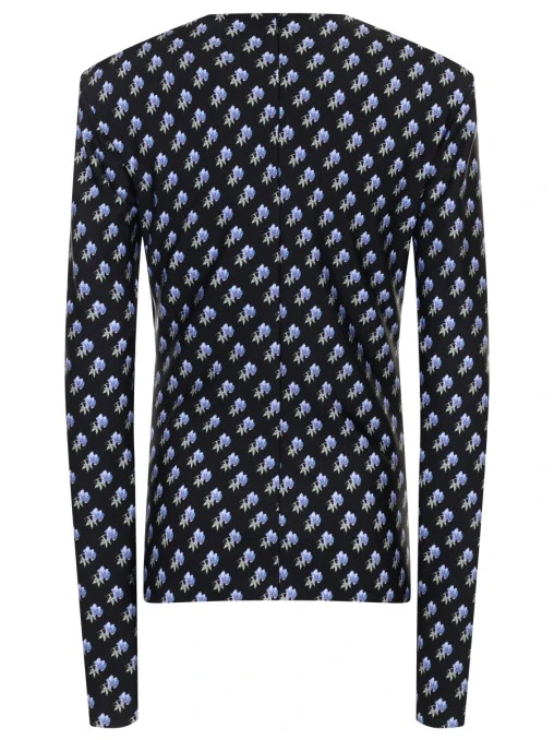 Блуза с принтом PHILOSOPHY DI LORENZO SERAFINI