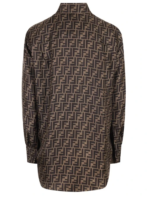 Рубашка шелковая FENDI