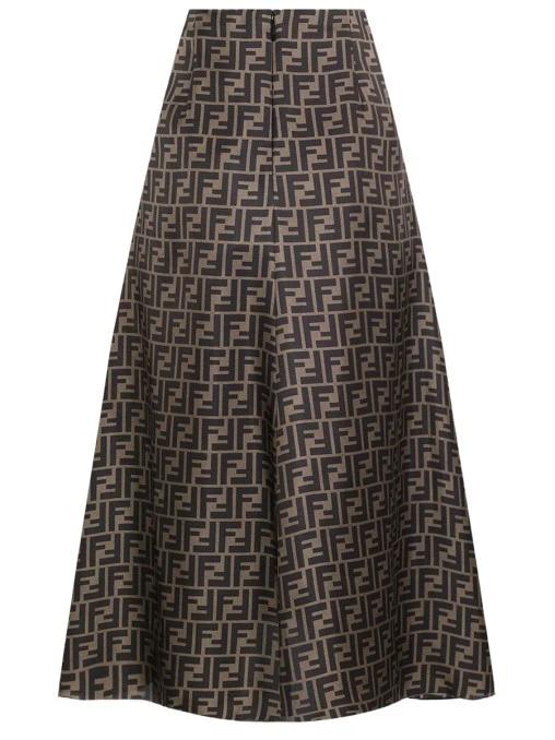 Юбка шелковая FENDI