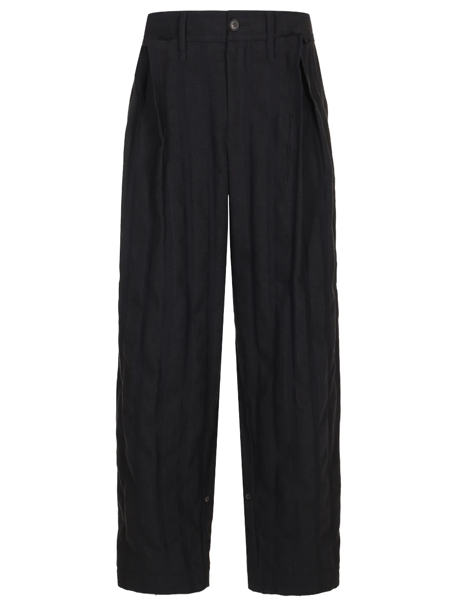 Брюки однотонные