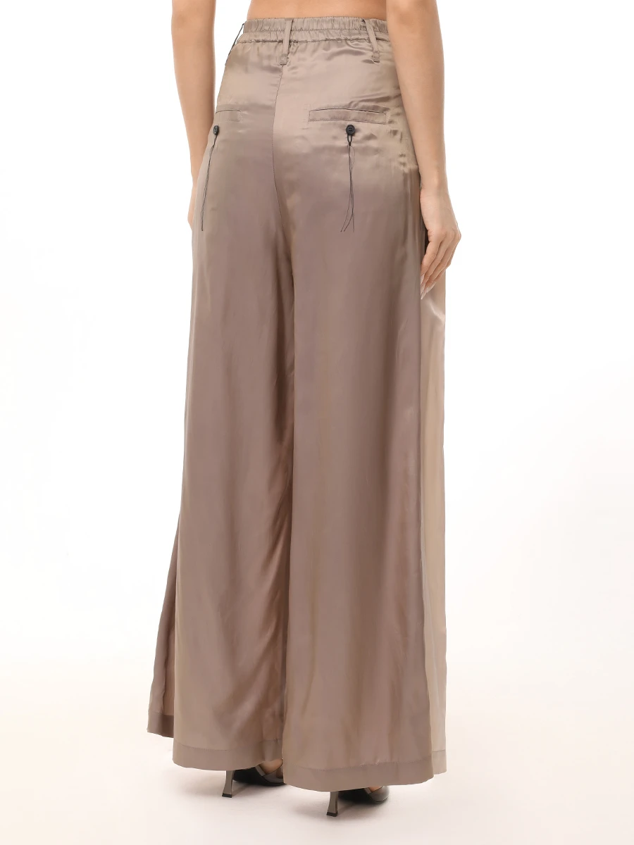 Брюки однотонные