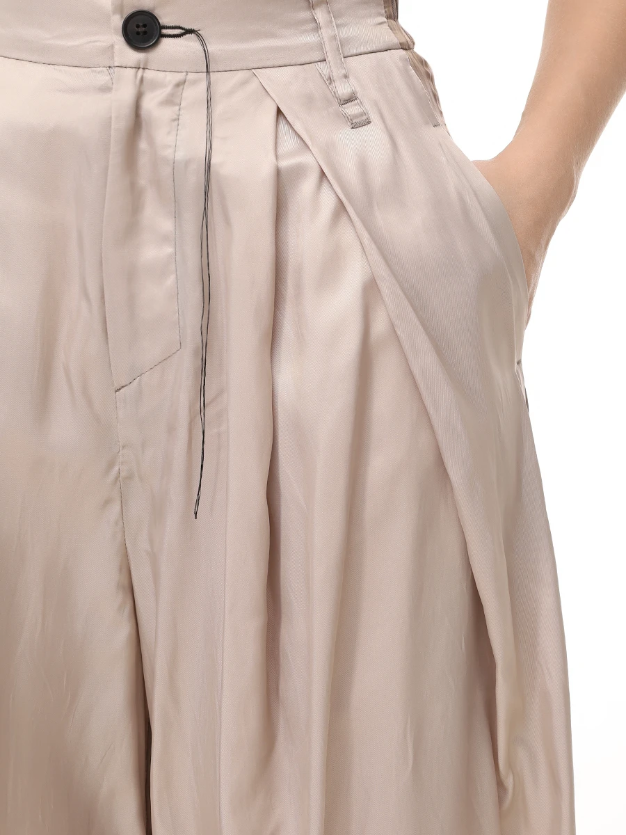 Брюки однотонные