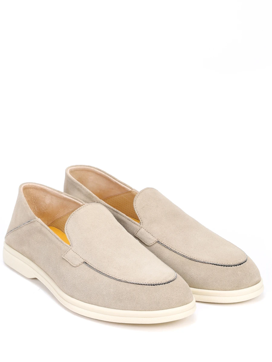 Лоферы замшевые