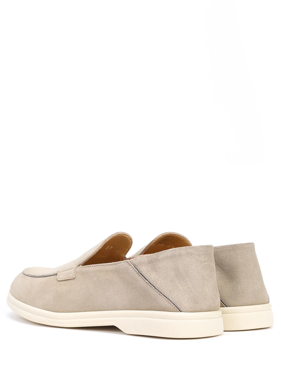 Лоферы замшевые