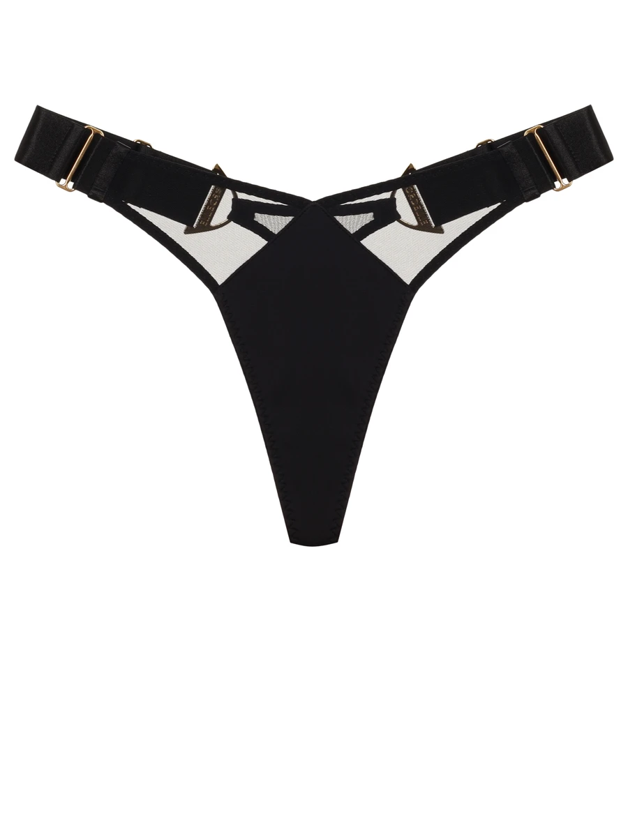 Трусы-стринг с сеткой