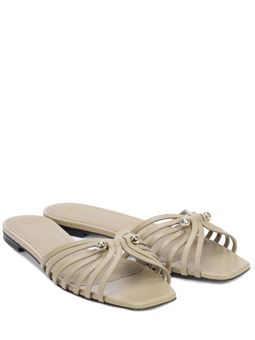 Шлепанцы кожаные Seki ALEVI