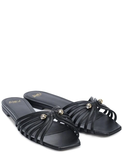 Шлепанцы кожаные Seki ALEVI