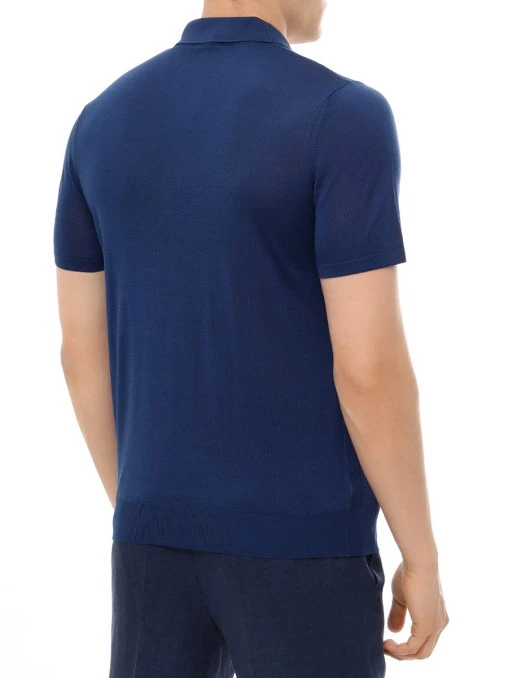 Поло шелковое BERTOLO LUXURY MENSWEAR