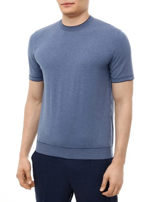 Футболка хлопковая BERTOLO LUXURY MENSWEAR
