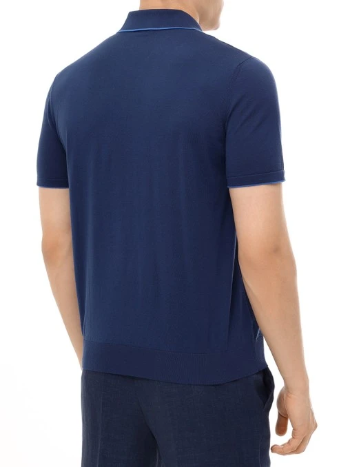 Поло хлопковое BERTOLO LUXURY MENSWEAR