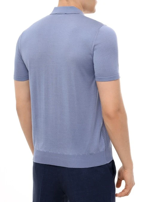 Поло шелковое BERTOLO LUXURY MENSWEAR