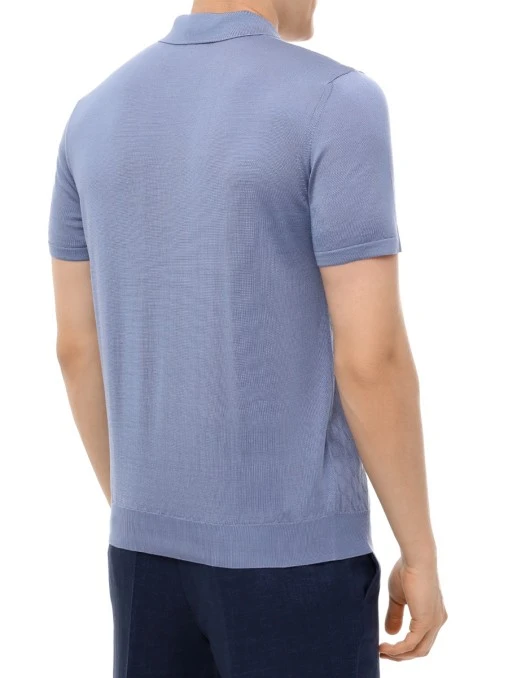 Поло шелковое BERTOLO LUXURY MENSWEAR