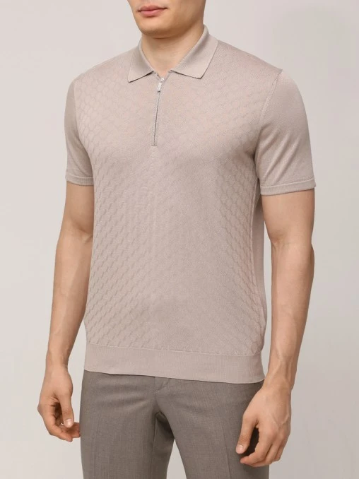 Поло шелковое BERTOLO LUXURY MENSWEAR