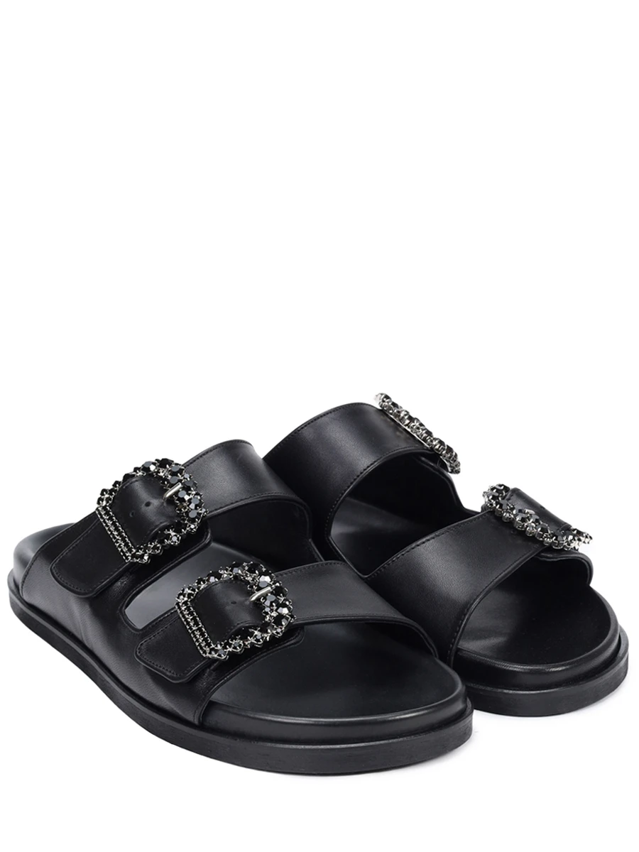 Шлепанцы кожаные