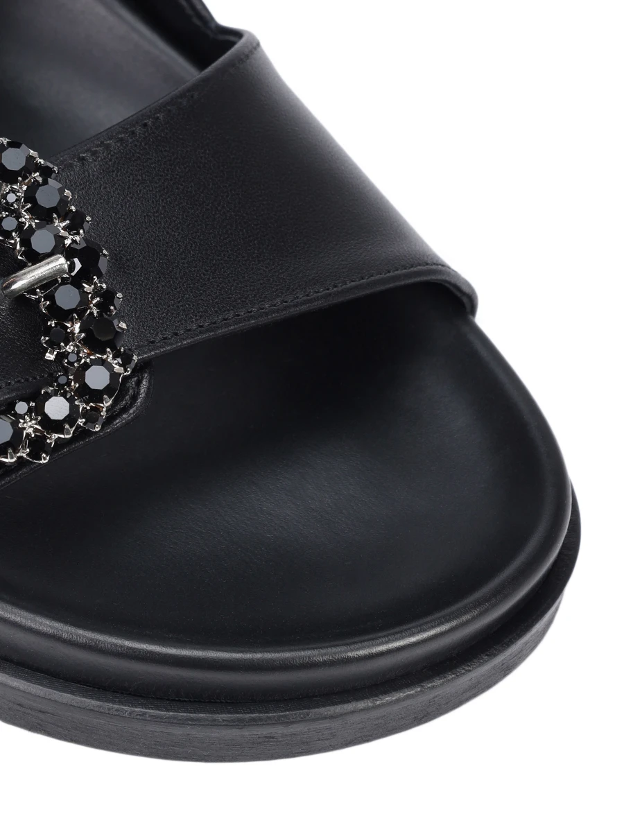 Шлепанцы кожаные