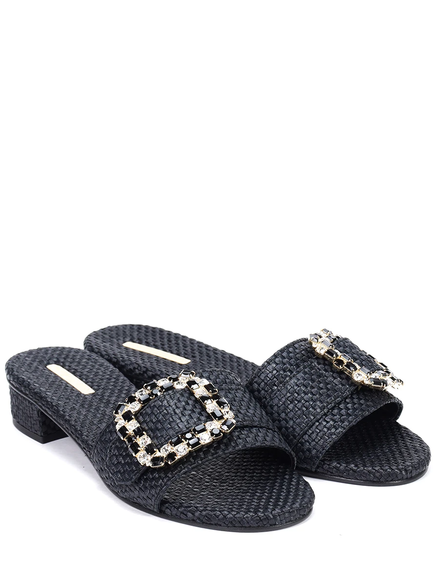 Шлепанцы из экорафии