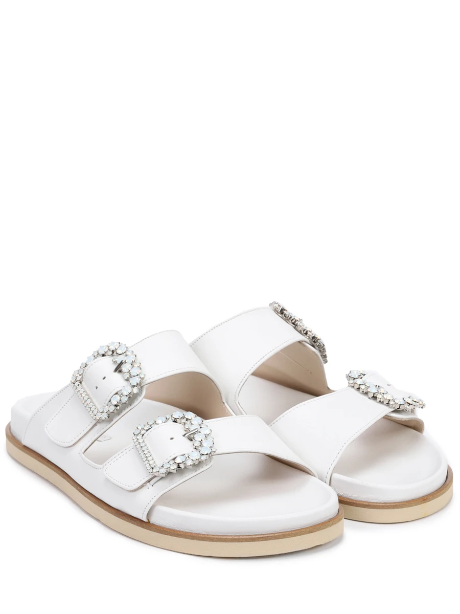 Шлепанцы кожаные