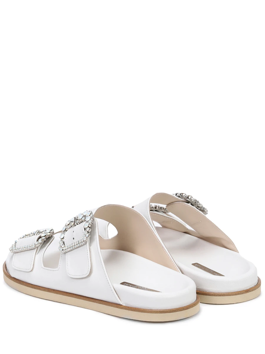 Шлепанцы кожаные