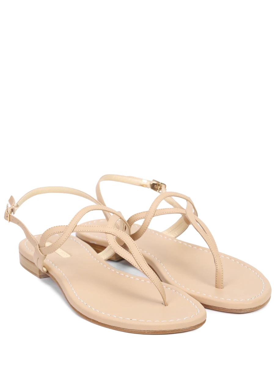 Сандалии кожаные