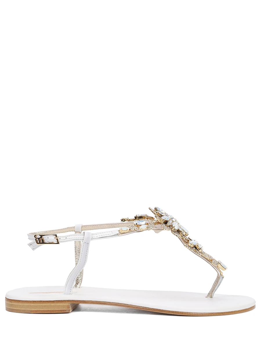 Сандалии кожаные