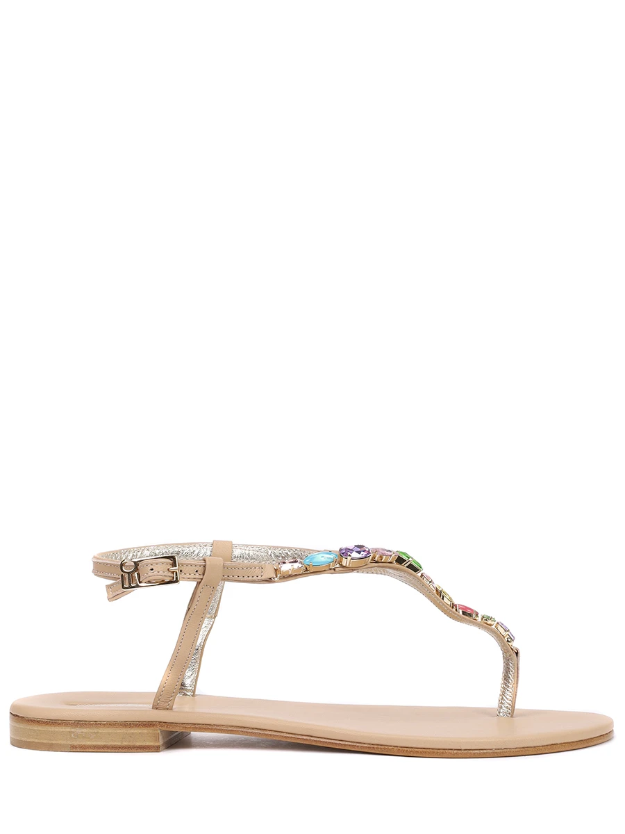 Сандалии кожаные