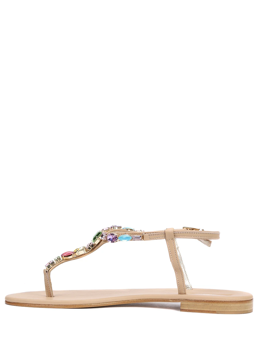 Сандалии кожаные