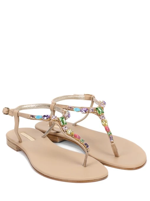 Сандалии кожаные EMANUELA CARUSO CAPRI