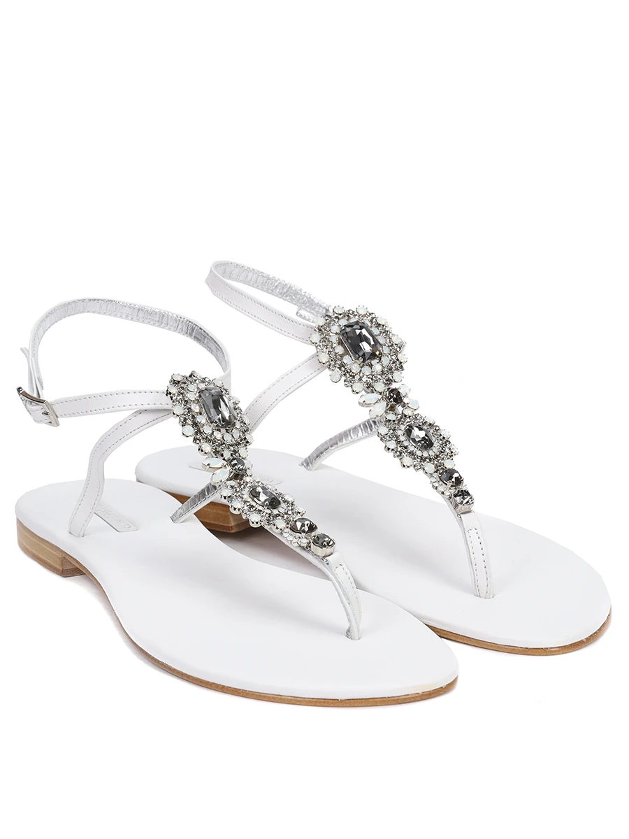 Сандалии кожаные