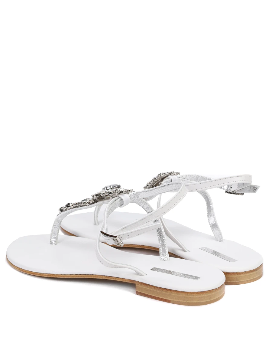 Сандалии кожаные