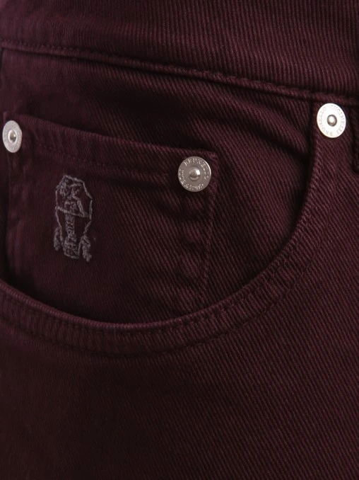 Джинсы хлопковые BRUNELLO CUCINELLI