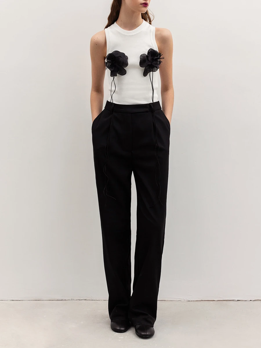 Брюки однотонные «Boyfriend»