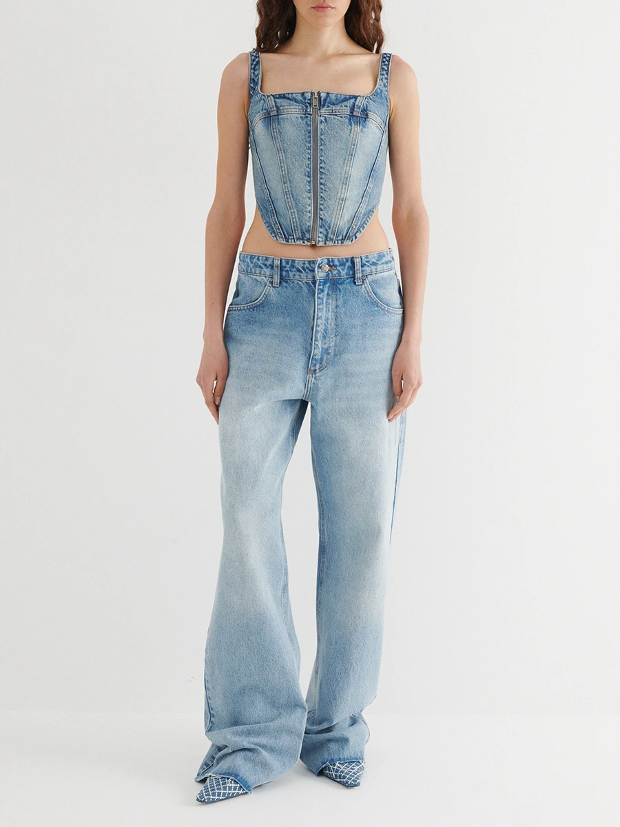 Джинсы хлопковые «За тридевять земель»