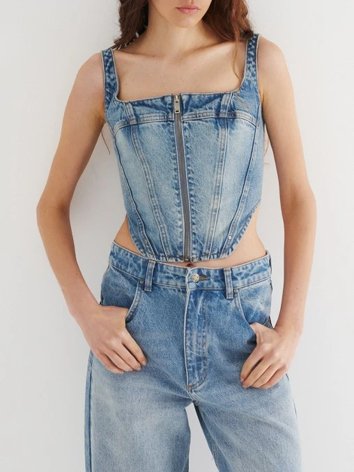 Корсет джинсовый «За тридевять земель» NORKINA DARIA N97