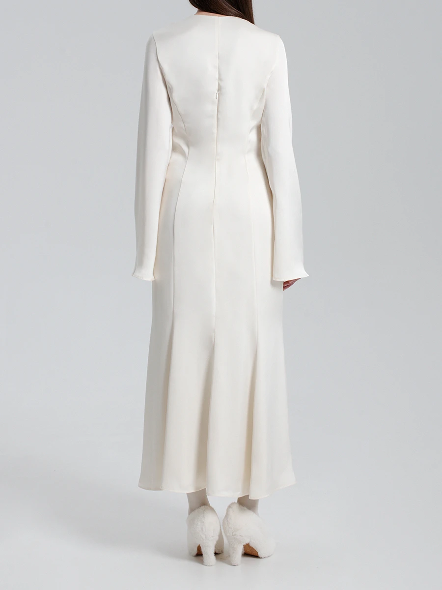 Платье однотонное «Звонкий лед»