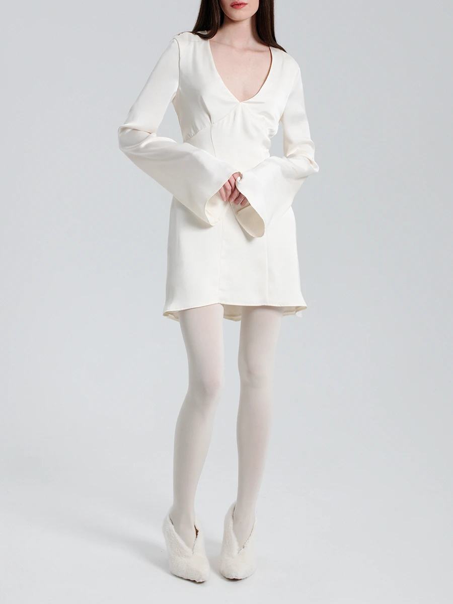 Платье однотонное «Звонкий лед»