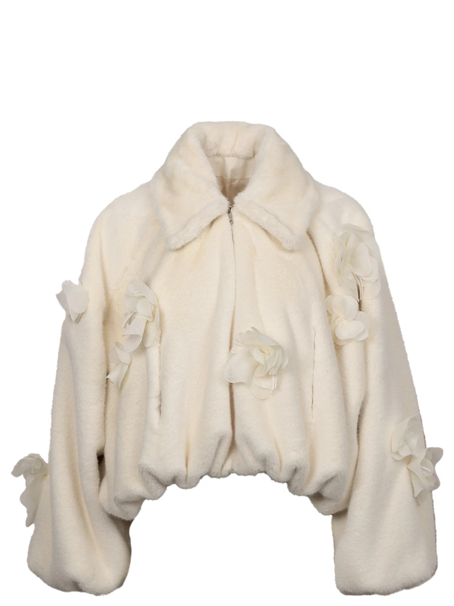 Шуба из экомеха «Приданое»